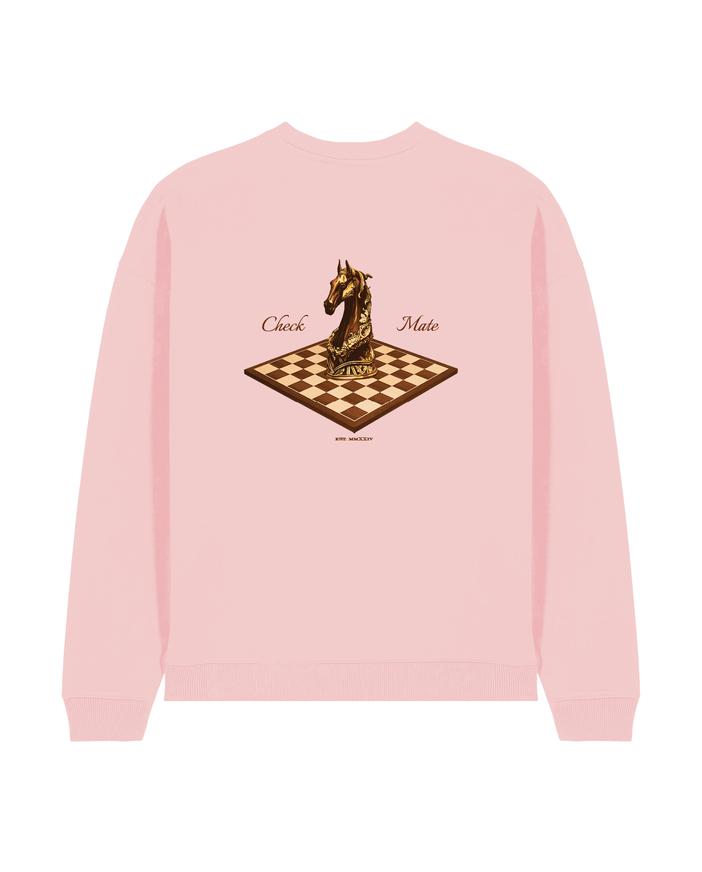 HORSE SWEATER PASTEL PINK