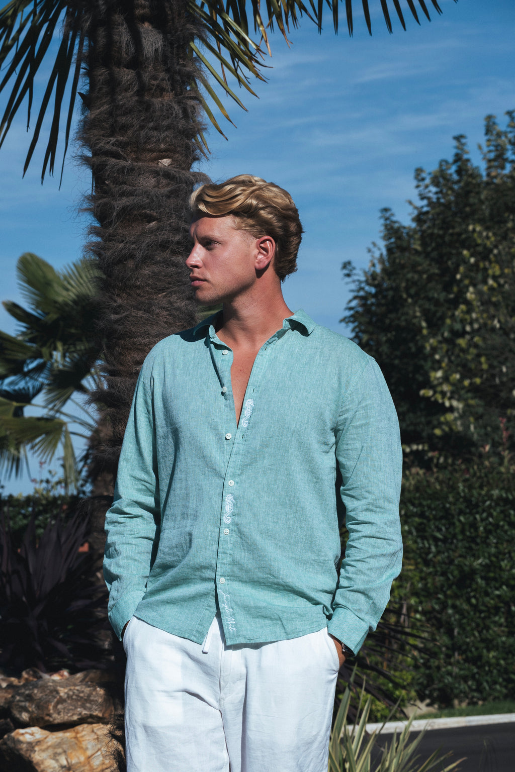 SEAHORSE SHIRT SAGE