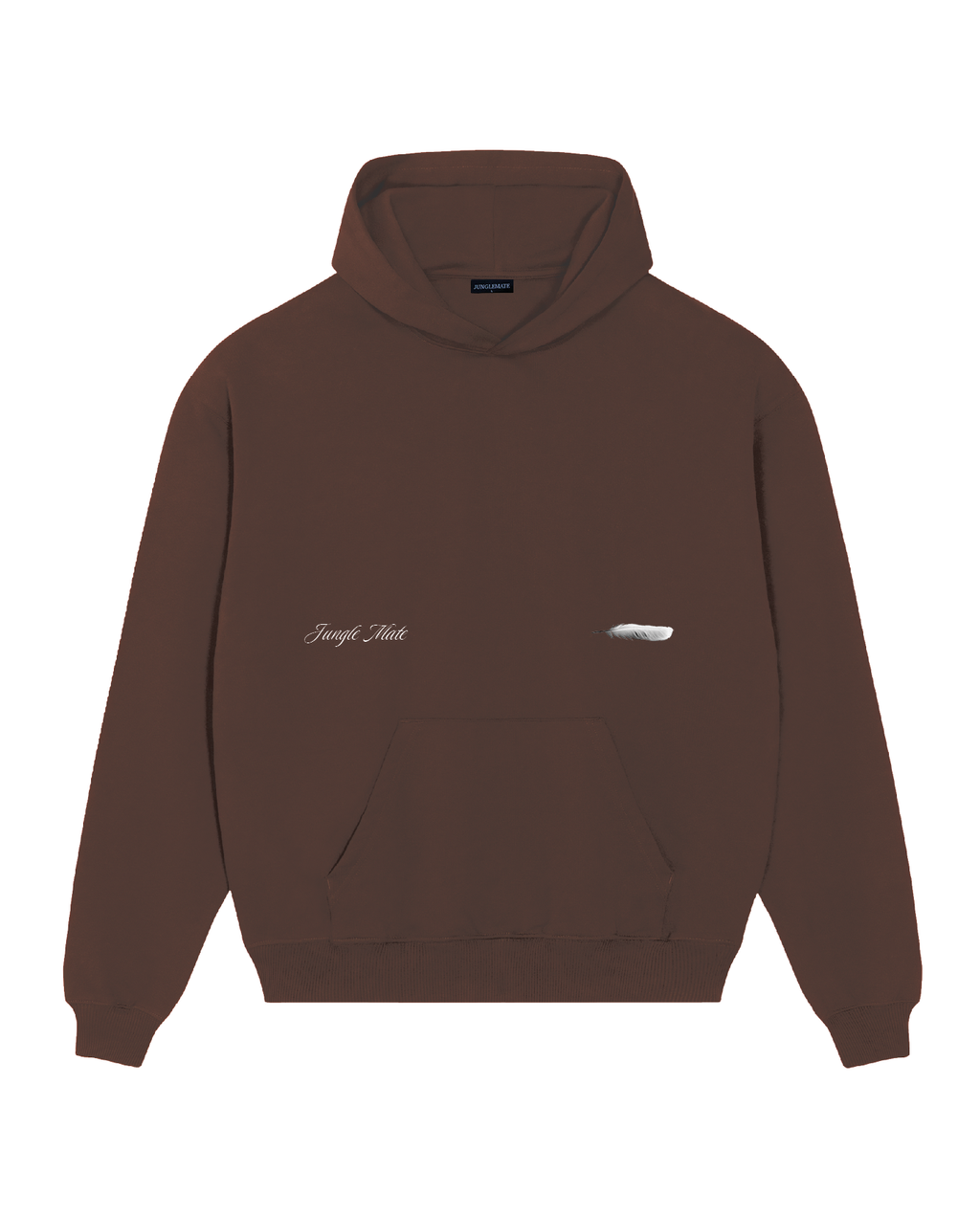 SWAN HOODIE CHOCOLATE