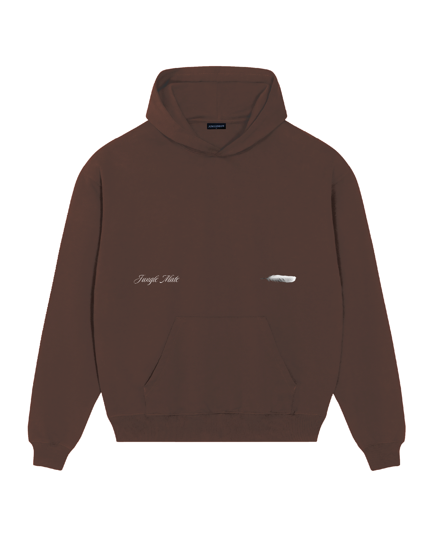 SWAN HOODIE CHOCOLATE