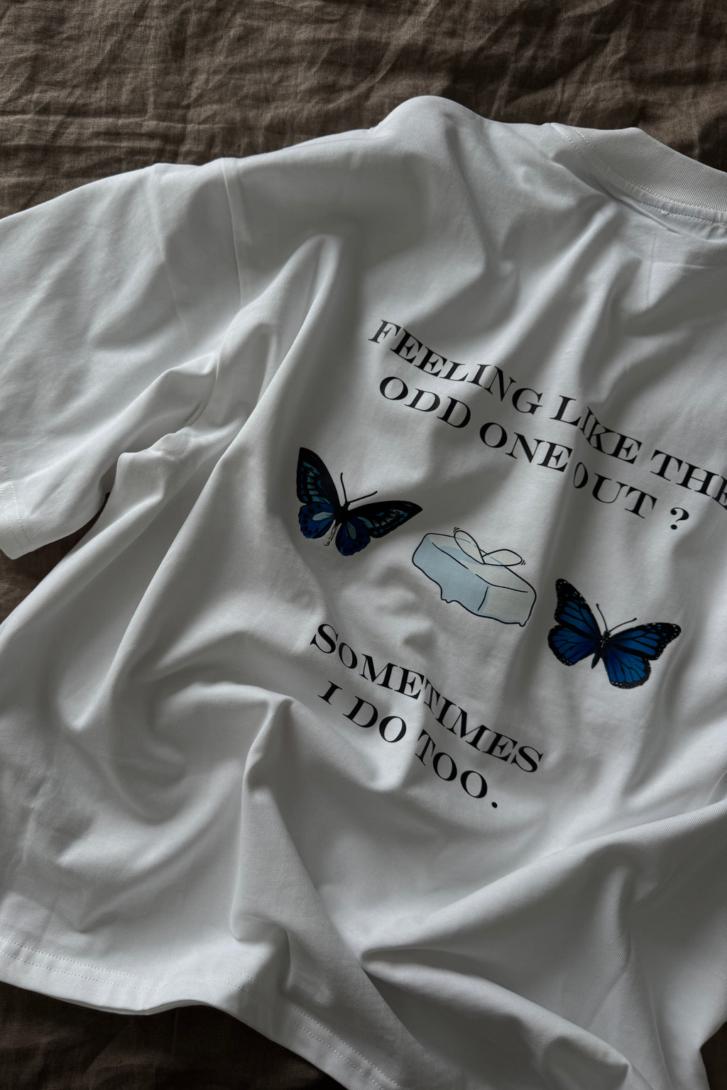 BUTTERFLY TEE WHITE
