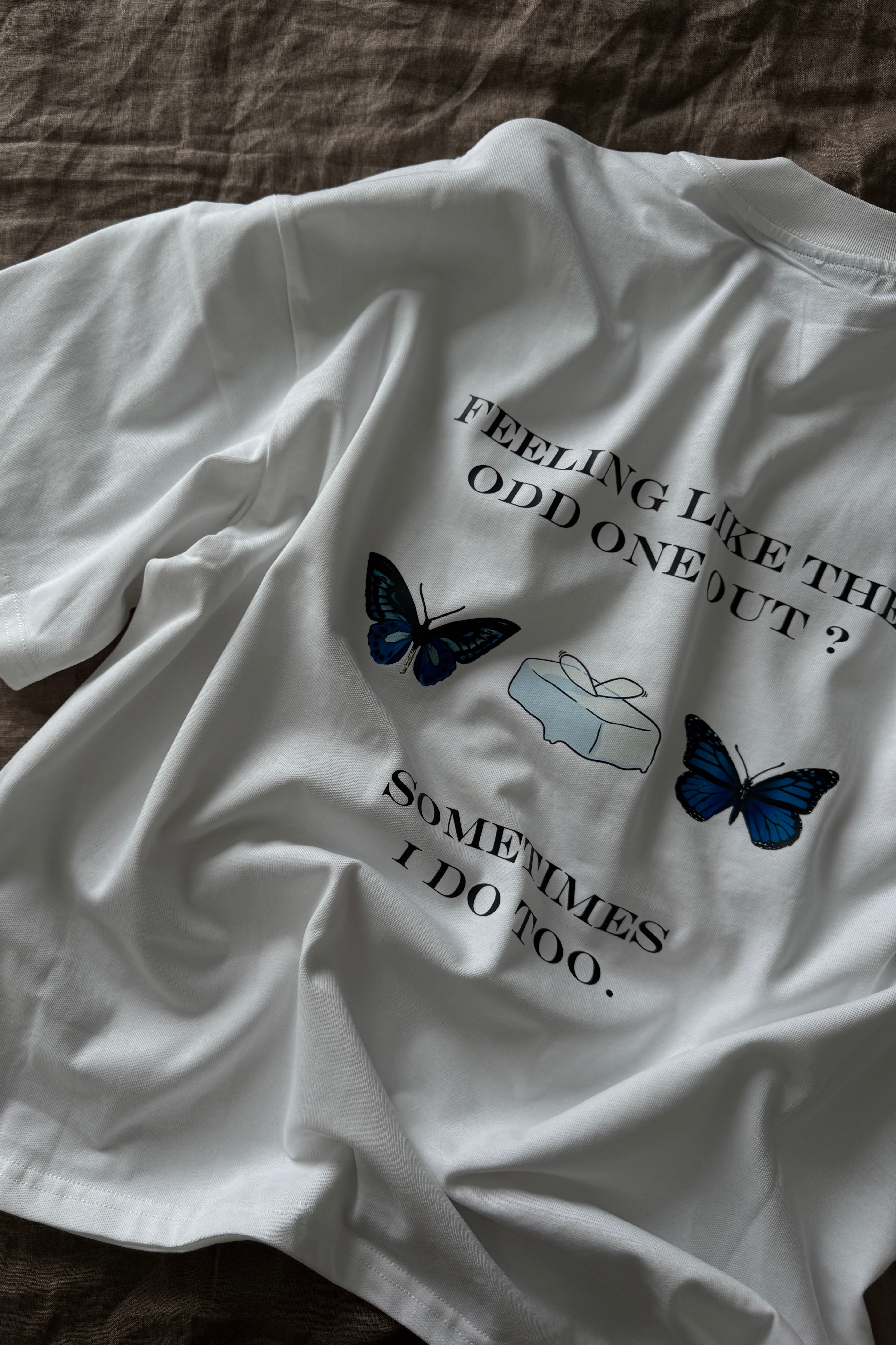 BUTTERFLY TEE WHITE