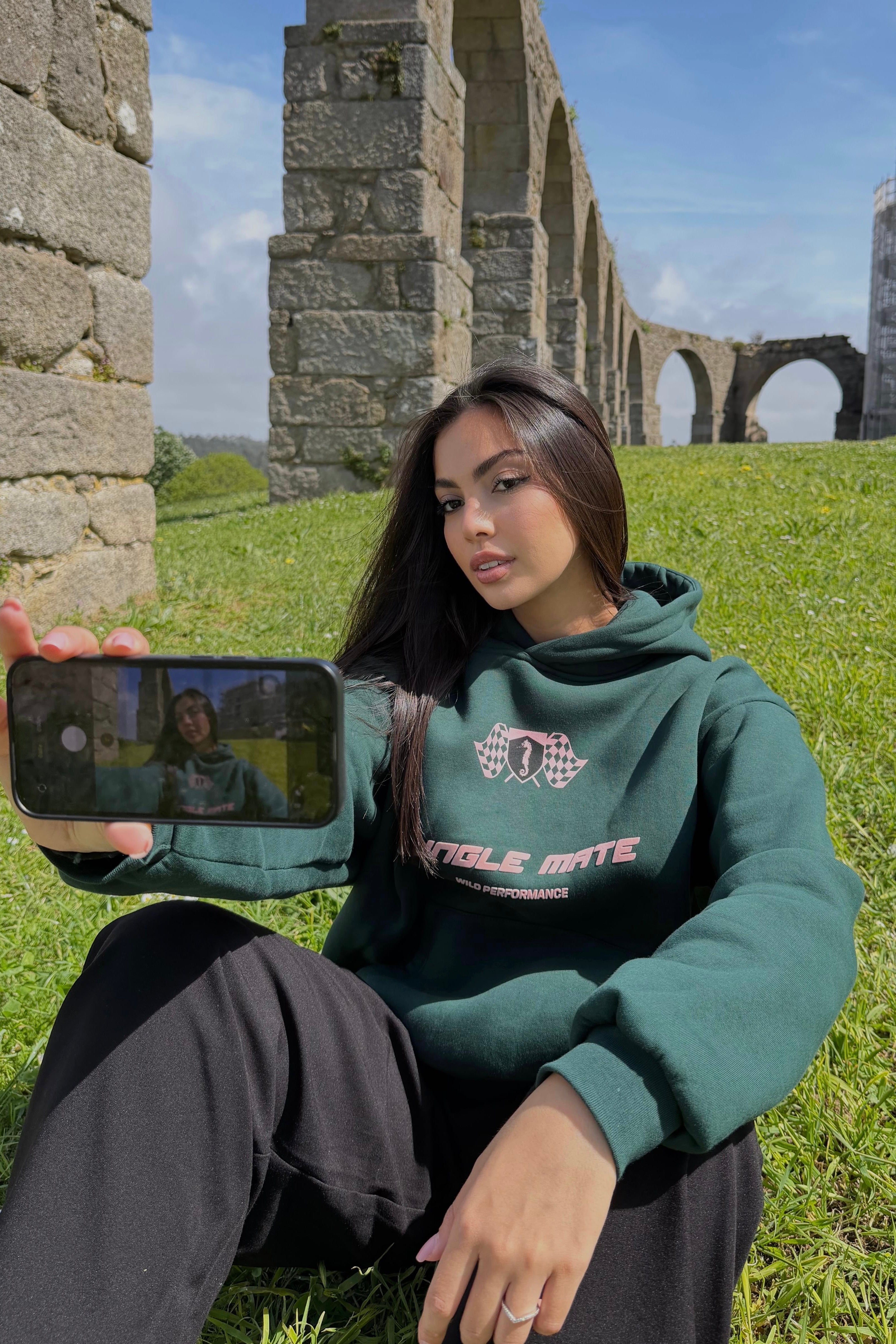 SEAHORSE HOODIE OLIVE