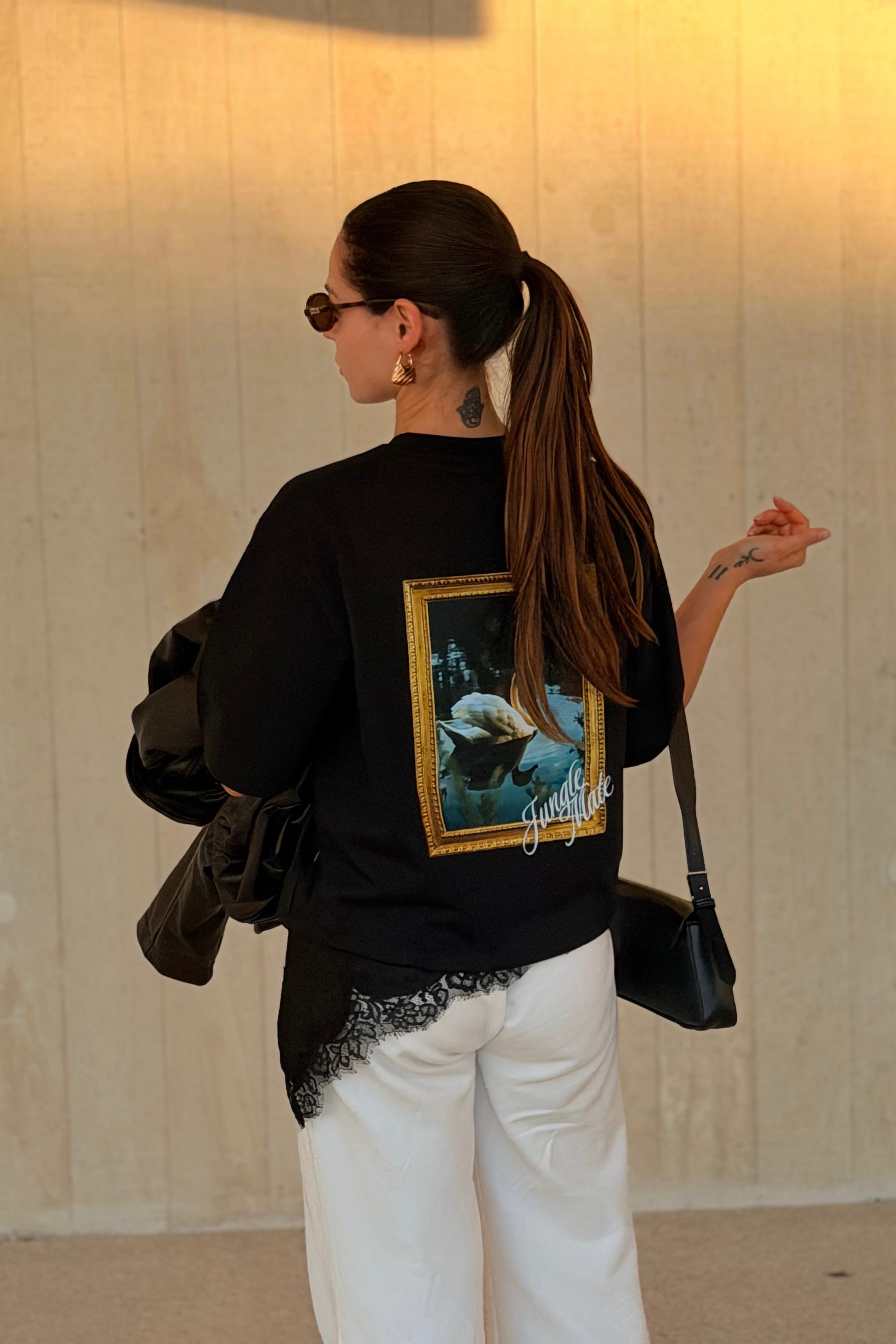 SWAN TEE BLACK