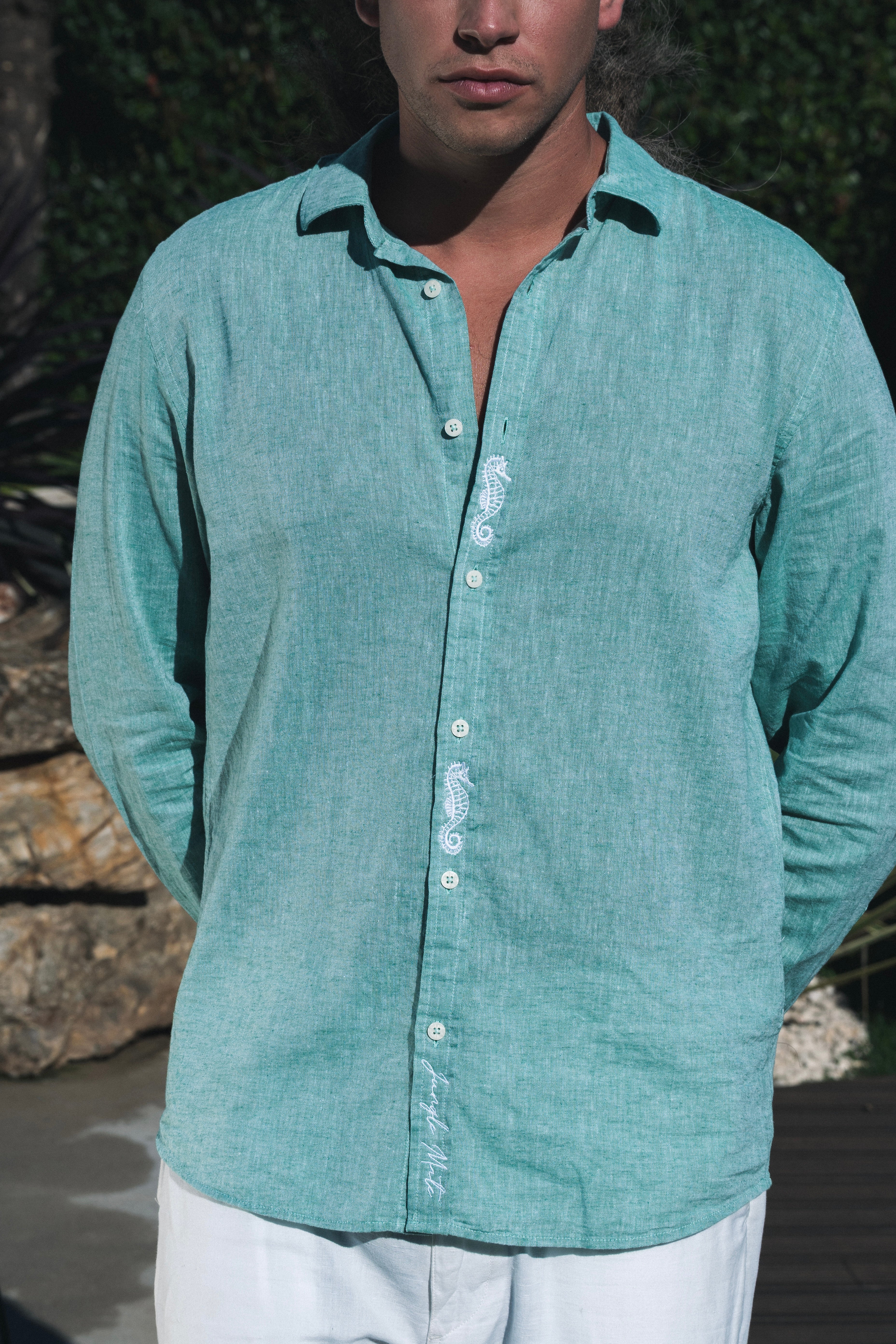 SEAHORSE SHIRT SAGE