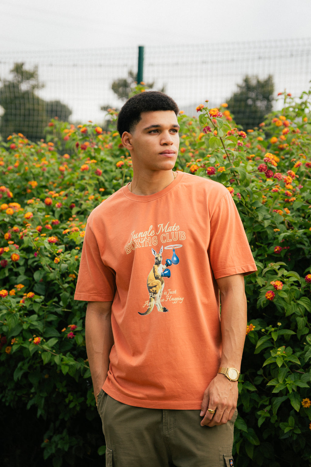 KANGAROO TEE TERRACOTTA