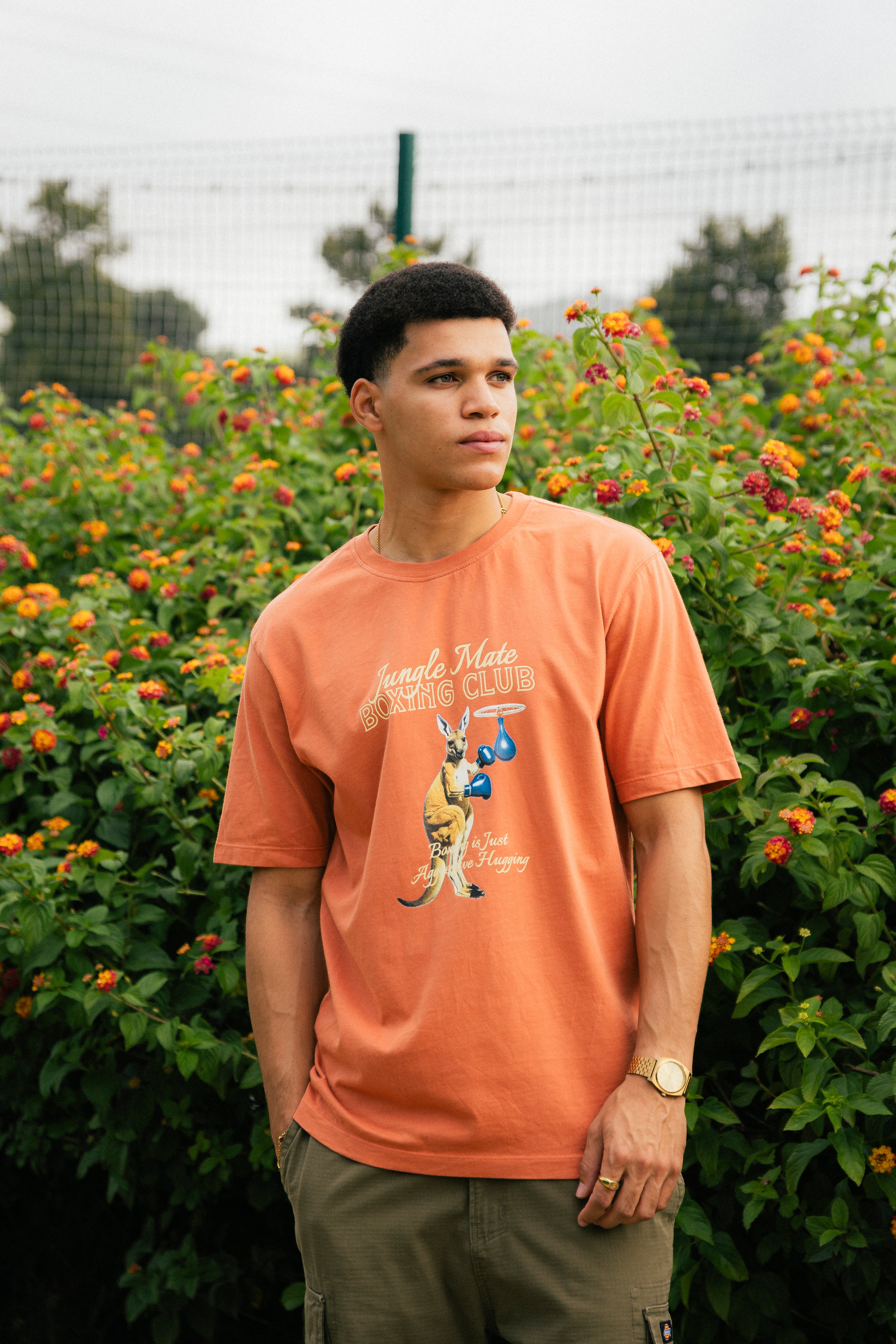 KANGAROO TEE TERRACOTTA