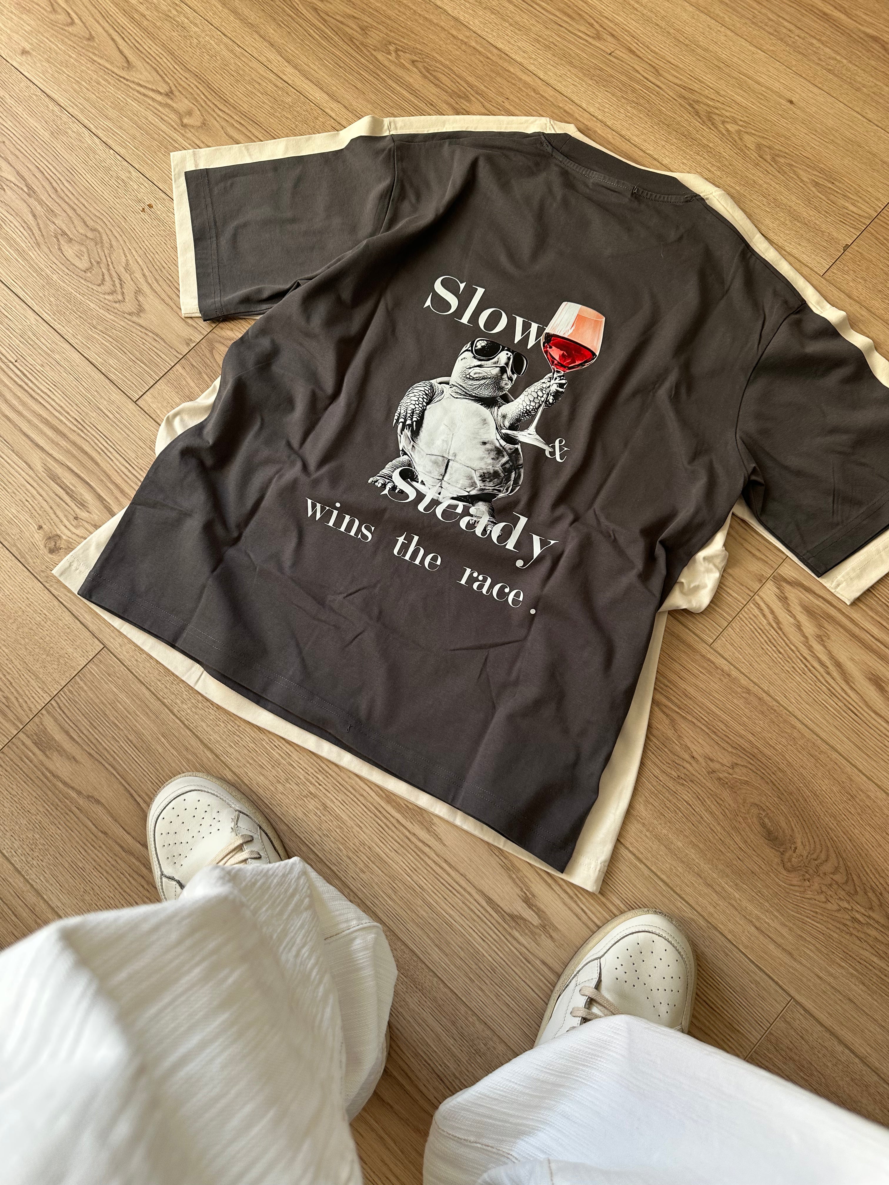 TURTLE TEE GRAY