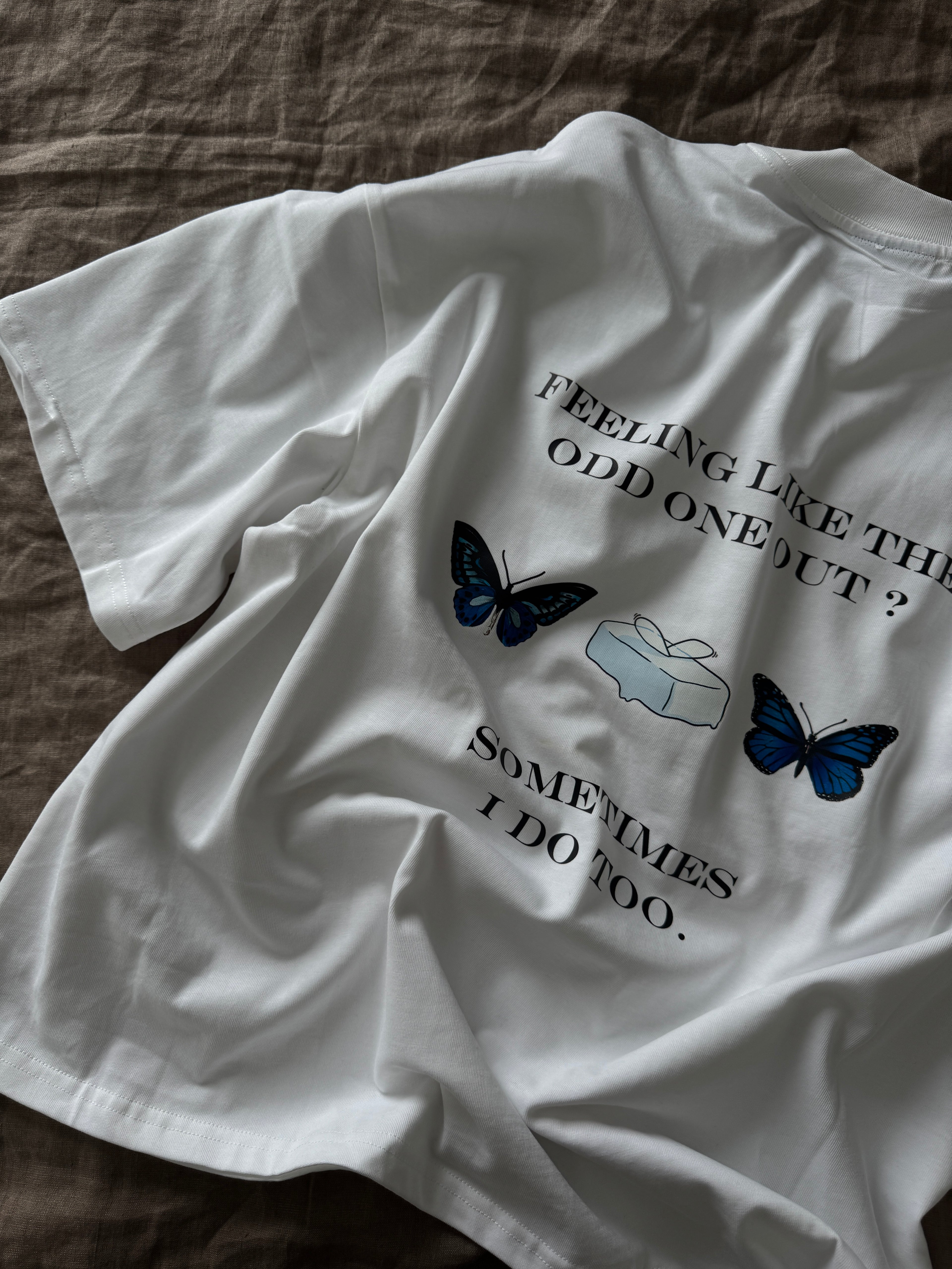 BUTTERFLY TEE WHITE