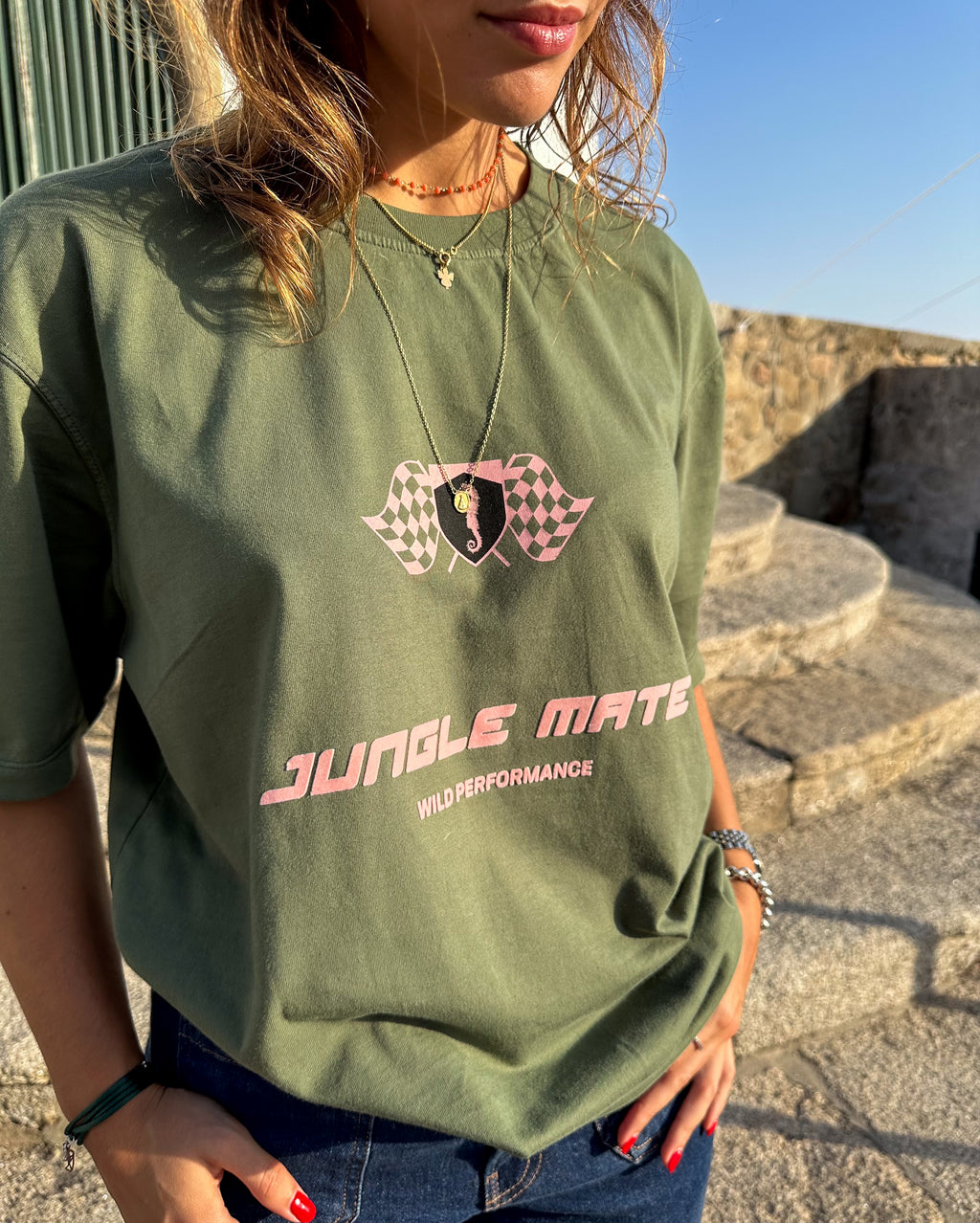 SEAHORSE TEE OLIVE