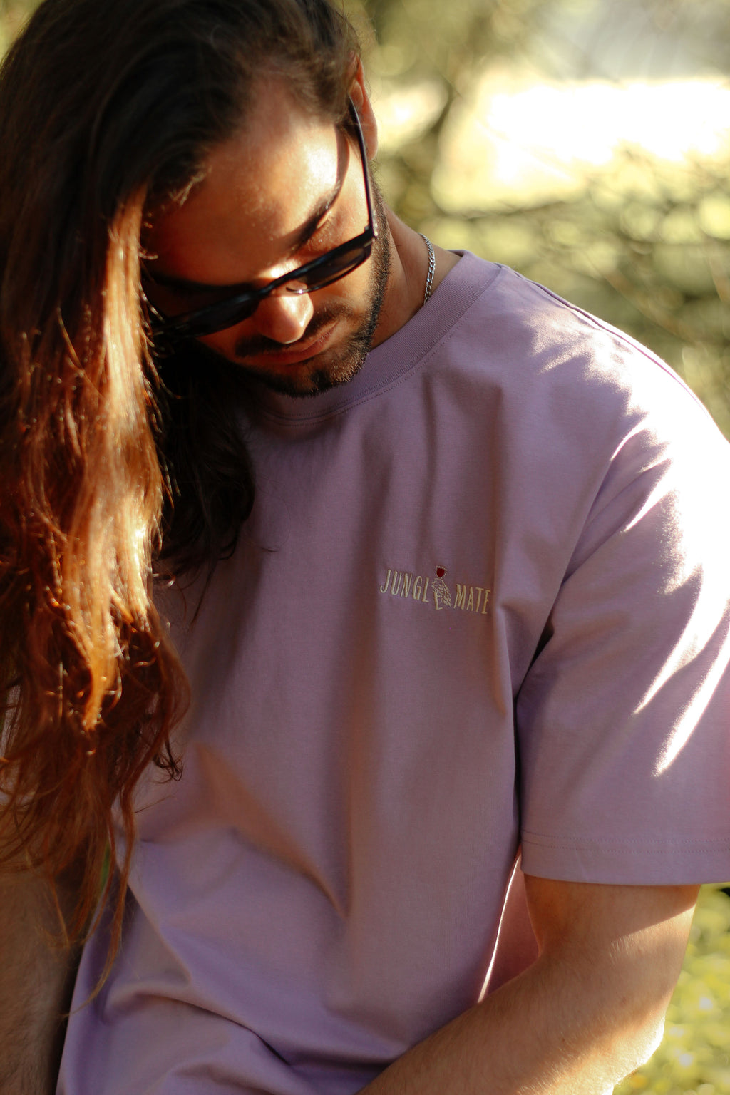 JUNGLE CHEERS TEE LAVENDER