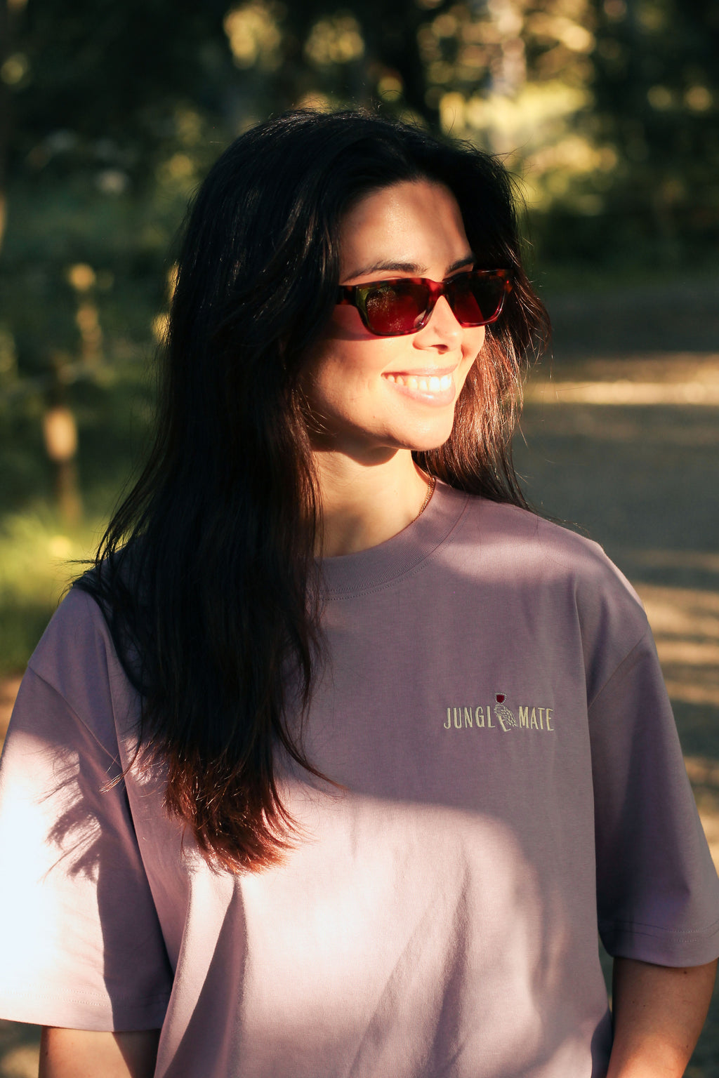 JUNGLE CHEERS TEE LAVENDER