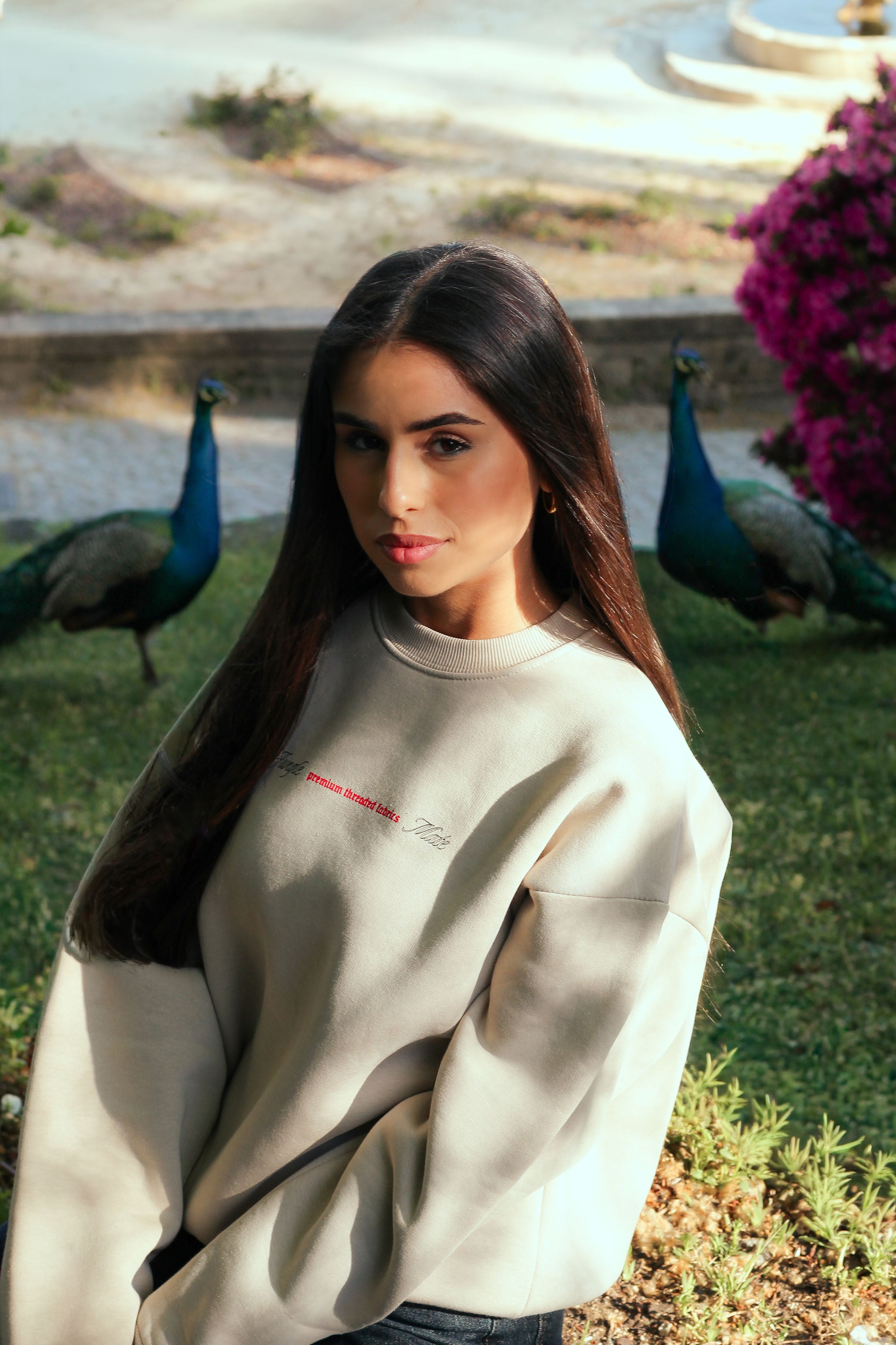 SPIDER SWEATER BEIGE