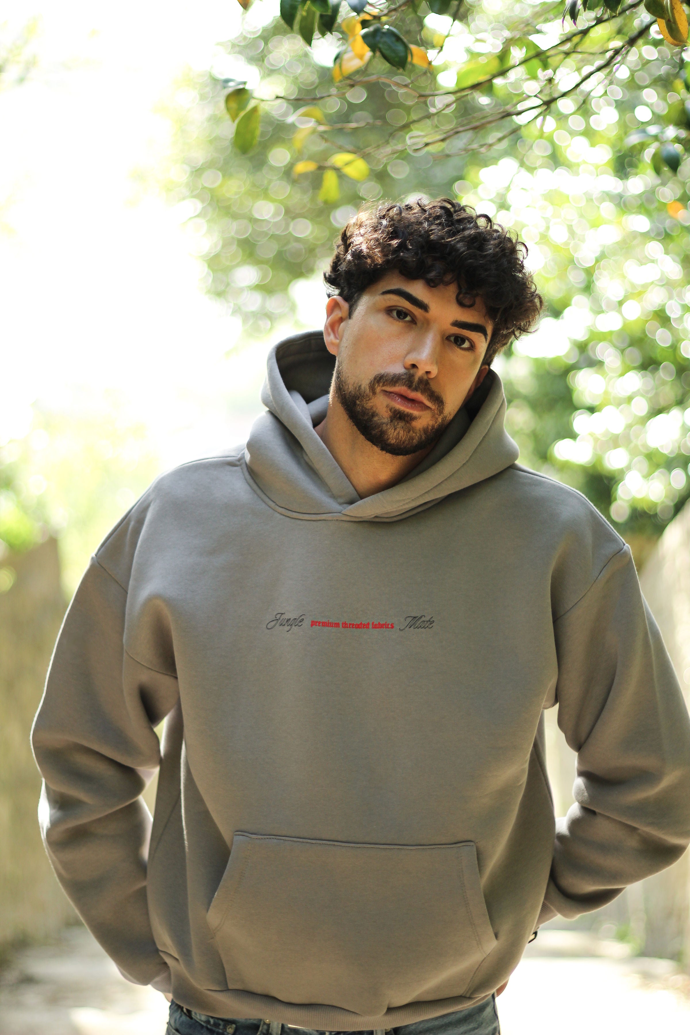 SPIDER HOODIE GRAPHITE – JUNGLE MATE