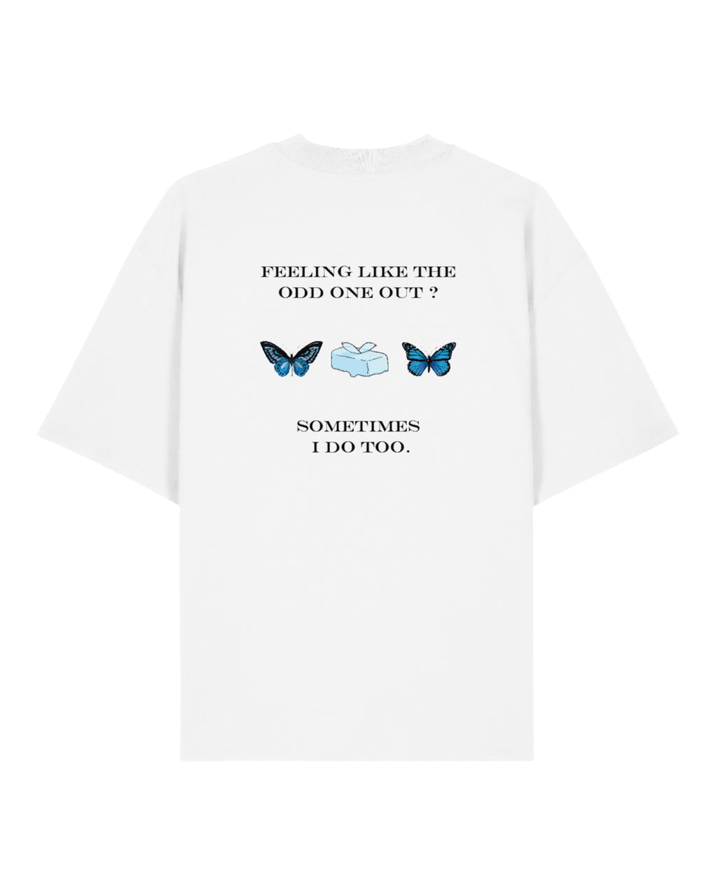 BUTTERFLY TEE WHITE