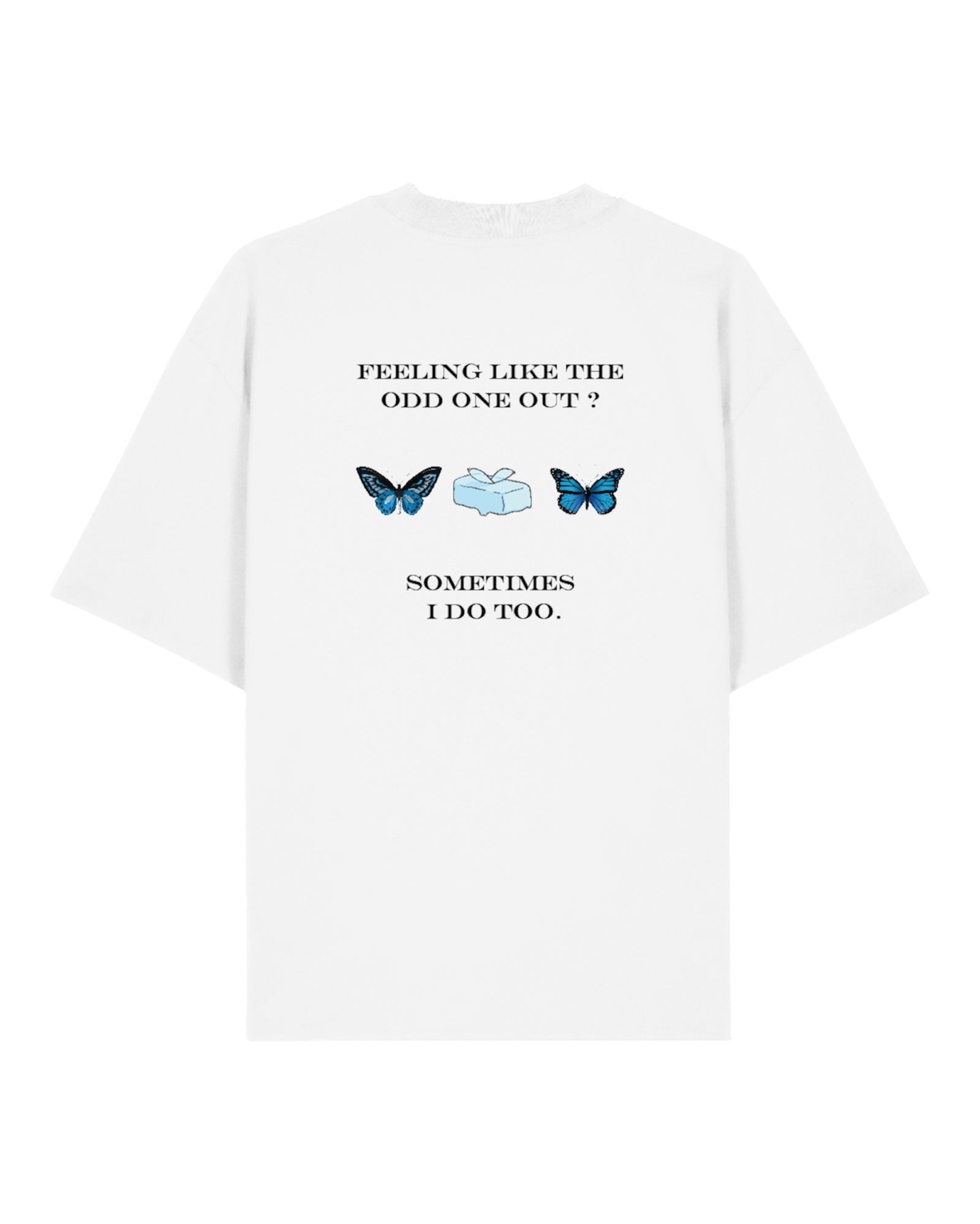 BUTTERFLY TEE WHITE
