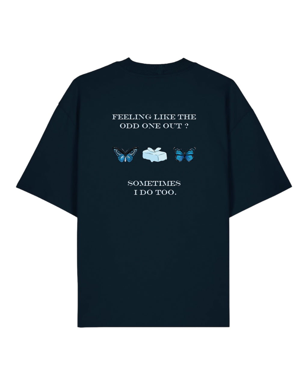 BUTTERFLY TEE NAVY