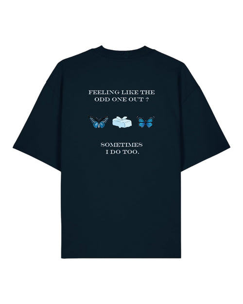 BUTTERFLY TEE NAVY