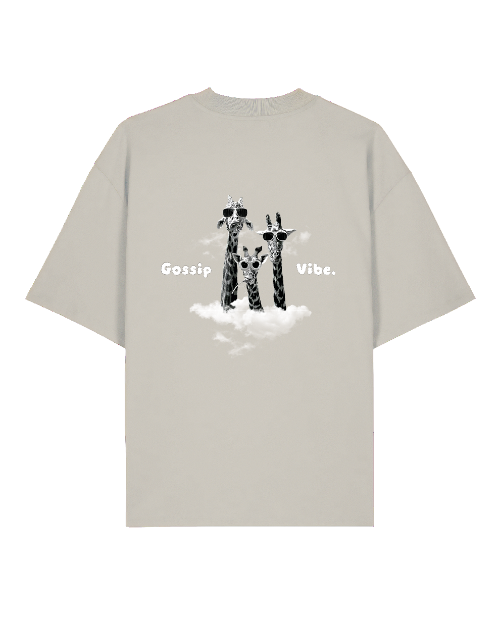 GIRAFFE TEE SILVER