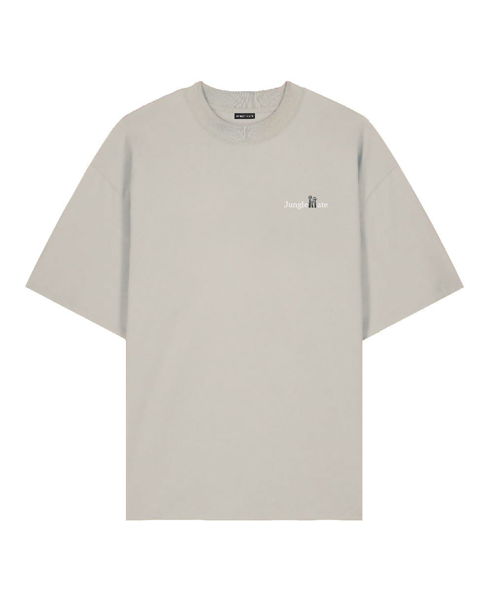 GIRAFFE TEE SILVER